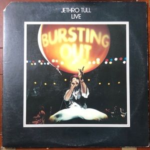Jethro Tull Live Bursting Out Double Vinyl Lp Set '78
